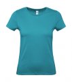 Dames T-shirt B&C E150 TW02T Real Turquoise